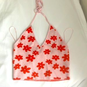 I am selling a light pink and redis orange shirt from L.A. HEARTS it is an XS